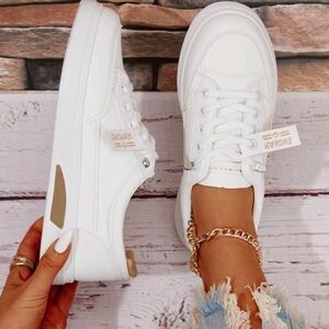 White Casual Sneakers